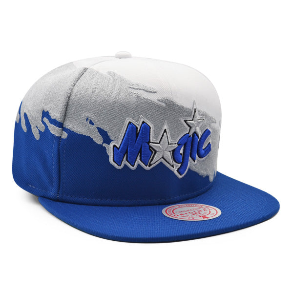 Orlando Magic NBA Mitchell & Ness PAINTBRUSH Snapback Hat - Royal/Gray
