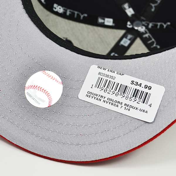 New York Yankees USA COUNTRY COLORS FITTED 59Fifty New Era MLB Hat