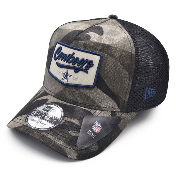 Dallas Cowboys New Era CAMO PATCH 9Forty Snapback Hat - Urban Camo/Black/Navy