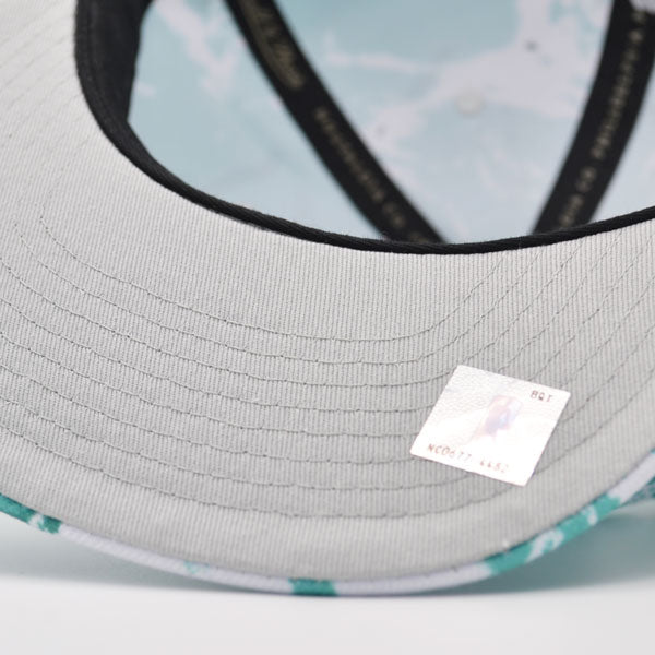 Vancouver Grizzlies Mitchell & Ness DOWN FOR ALL Snapback Hat - Teal/White