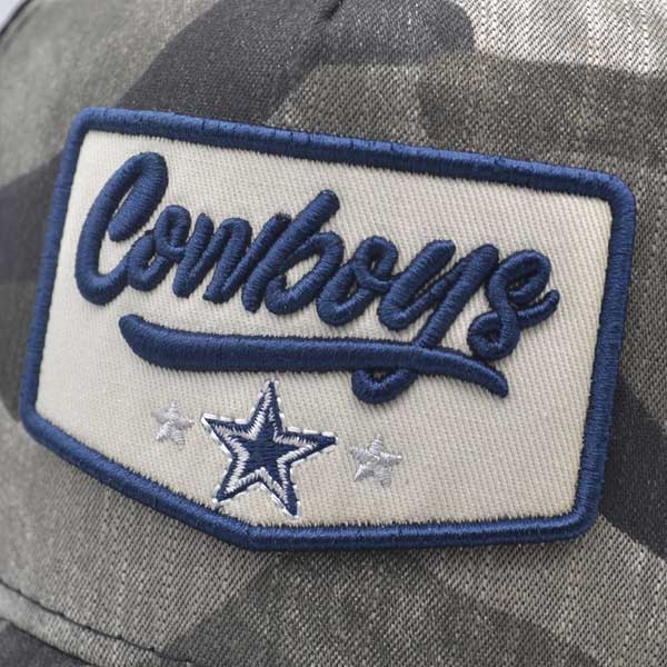 Dallas Cowboys New Era CAMO PATCH 9Forty Snapback Hat - Urban Camo/Black/Navy