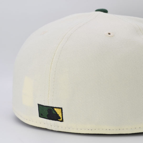 Arizona Diamondbacks 1989 INAUGURAL SEASON Exclusive New Era 59Fifty Fitted Hat - Chrome/Green/Gold Metallic