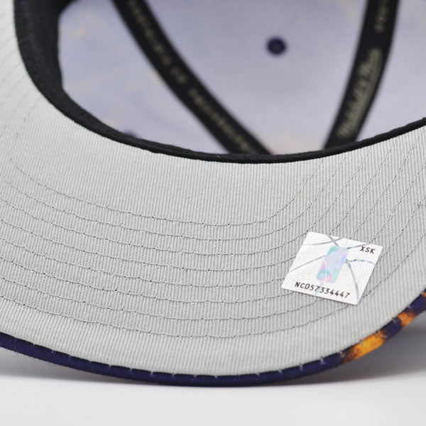 Los Angeles Lakers Mitchell & Ness DOWN FOR ALL Snapback Hat - Purple/Black/Yellow