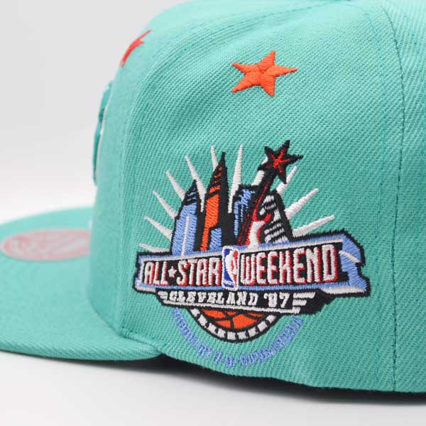 Vancouver Grizzlies NBA 1997 TOP-STAR Mitchell & Ness Snapback Hat - Teal