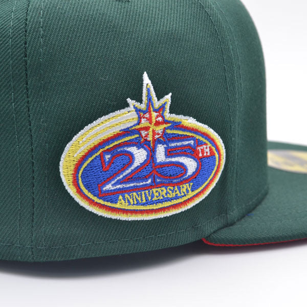 Seattle Mariners 25th Anniversary Exclusive New Era 59Fifty Fitted Hat - Pine/Charcoal