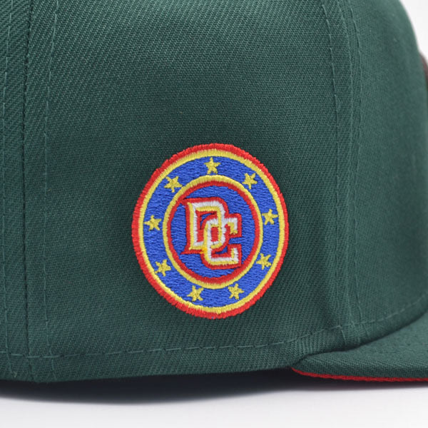 Washington Nationals DC SHIELD Exclusive New Era 59Fifty Fitted Hat - Pine/Charcoal