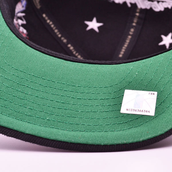 San Antonio Spurs NBA 1997 TOP-STAR Mitchell & Ness Snapback Hat - Black/Pink