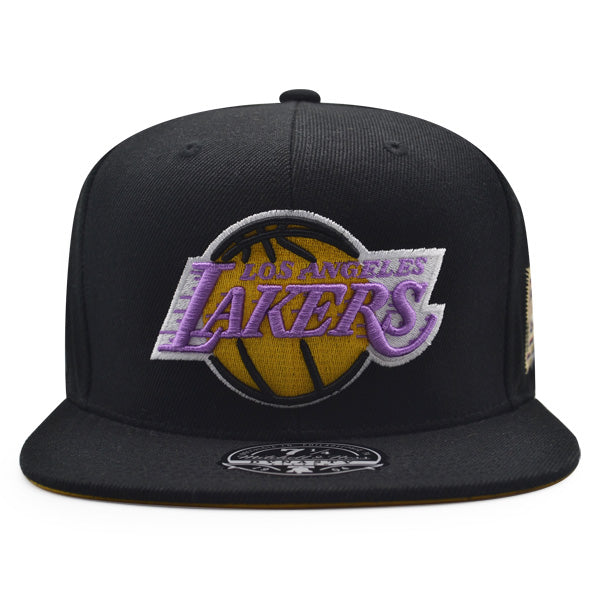 Los Angeles Lakers 2000 NBA Finals Champions Mitchell & Ness Dynasty HWC Collection Fitted Hat - Black