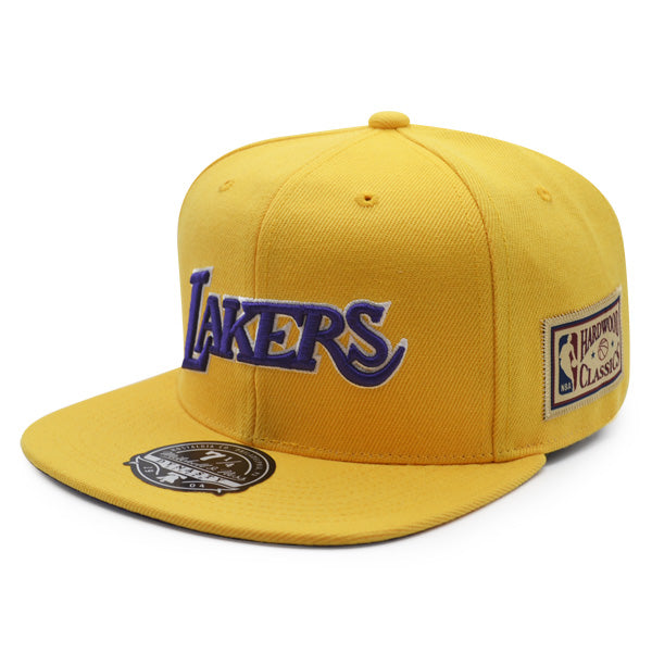Los Angeles Lakers 1987 NBA Finals Champions Mitchell & Ness Dynasty HWC Collection Fitted Hat - Yellow