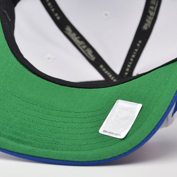 Washington Capitals NHL Mitchell & Ness SHARKTOOTH Snapback Hat - Royal/Red