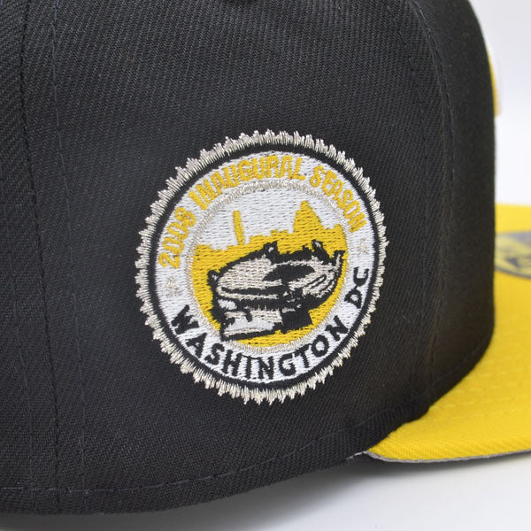 Washington Nationals 2008 INAUGURATION Exclusive New Era 59Fifty Fitted Hat - Black/Yellow