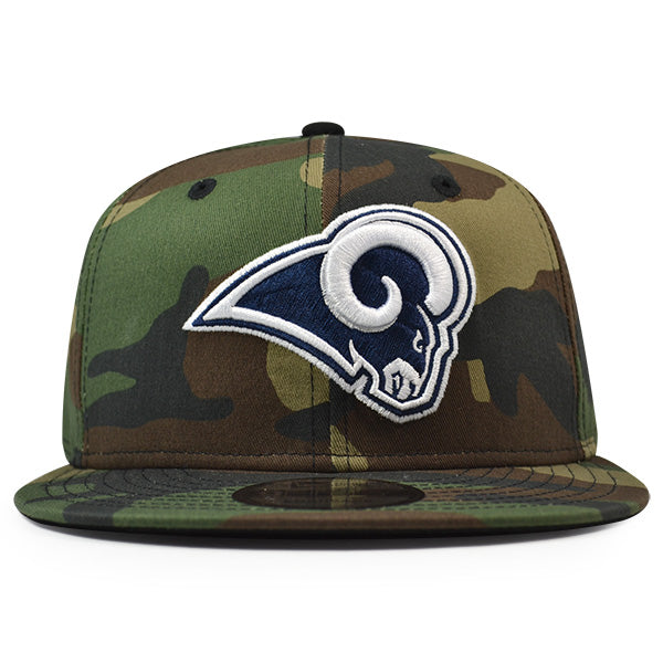 Los Angeles Rams New Era NFL Woodland Camo Snapback 9Fifty Hat