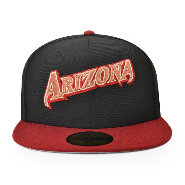 Arizona Diamondbacks 1989 INAUGURAL Exclusive New Era 59Fifty Fitted Hat - Black/H Red