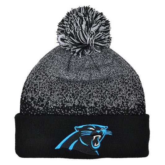 Carolina Panthers SPECKLE KNIT New Era Cuffed Pom NFL Hat