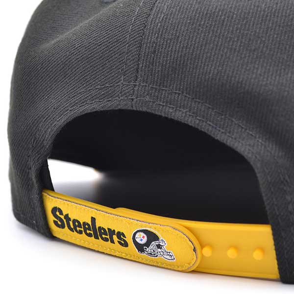 Pittsburgh Steelers New Era TEAM MIX 9Fifty Snapback NFL Hat - Black/Yellow