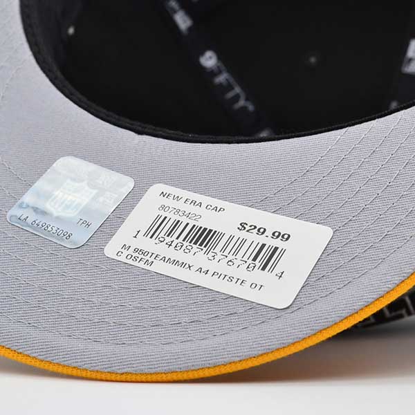 Pittsburgh Steelers New Era TEAM MIX 9Fifty Snapback NFL Hat - Black/Yellow