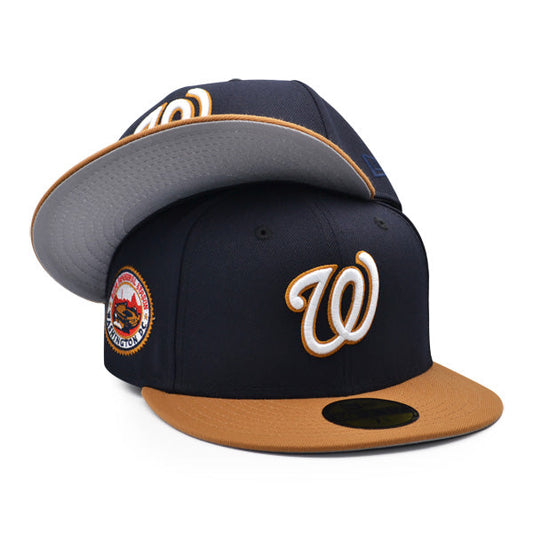 Washington Nationals 2008 INAUGURATION Exclusive New Era 59Fifty Fitted Hat - Navy/Bronze