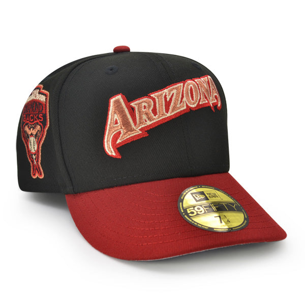 Arizona Diamondbacks 1989 INAUGURAL Exclusive New Era 59Fifty Fitted Hat - Black/H Red