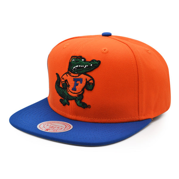 Florida Gators NCAA Mitchell & Ness JUMBOTRON Snapback Hat - Orange/Royal