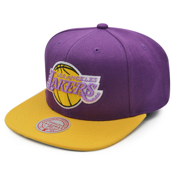 Los Angeles Lakers 1988 NBA Finals Champions Mitchell & Ness Snapback Hat - Purple/Yellow