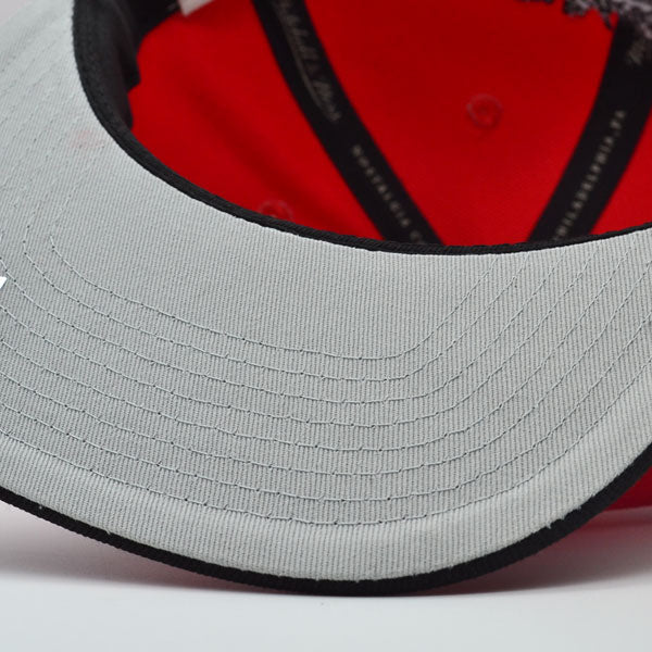 Portland Trailblazers Mitchell & Ness JUMBOTRON Snapback Hat - Red/Black