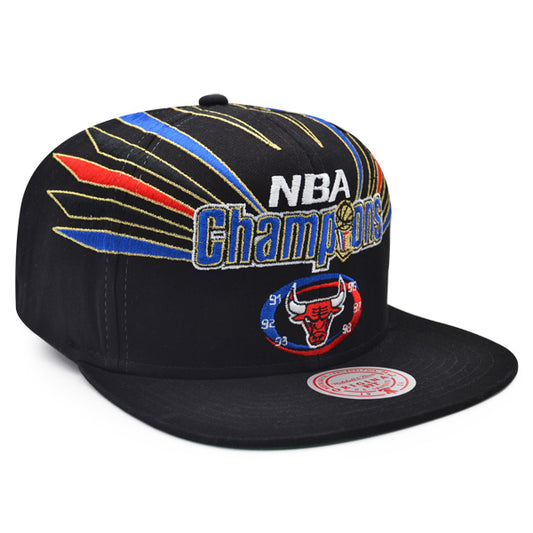 Jordan Days HWC Exclusive Mitchell & Ness Chicago Bulls 1998 NBA Champions Locker Room Snapback Hat - Black