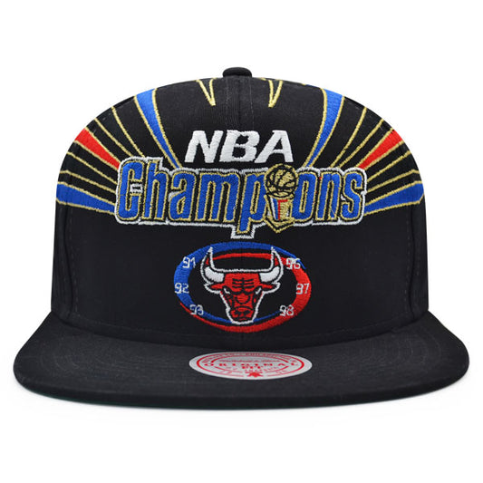 Jordan Days HWC Exclusive Mitchell & Ness Chicago Bulls 1998 NBA Champions Locker Room Snapback Hat - Black