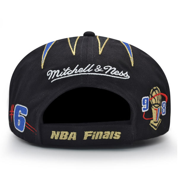 Jordan Days HWC Exclusive Mitchell & Ness Chicago Bulls 1998 NBA Champions Locker Room Snapback Hat - Black