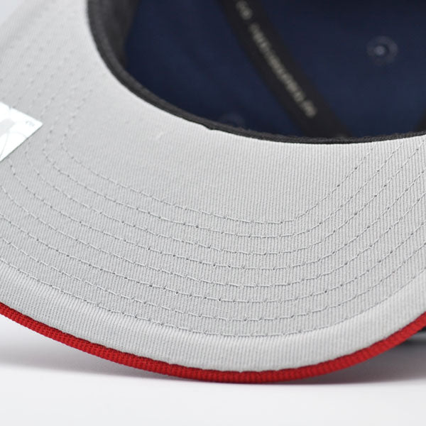 New Jersey Nets Mitchell & Ness JUMBOTRON Snapback Hat - Navy/Red