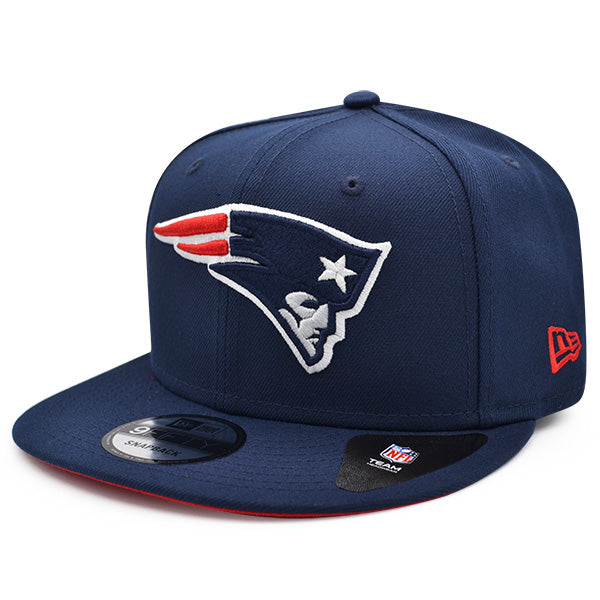 New England Patriots New Era 6-TIME CHAMPIONS TEAM TRIBUTE 9Fifty Snapback NFL Hat - Navy