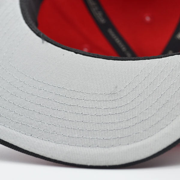 Atlanta Hawks Mitchell & Ness JUMBOTRON Snapback Hat - Red/Black