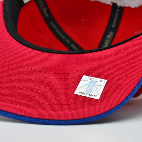 Washington Bullets Mitchell & Ness HWC CLASSIC 2Tone Snapback Hat - Red/Royal