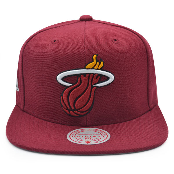 Miami Heat 2006 NBA Finals Champions Mitchell & Ness Snapback Hat - Cardinal