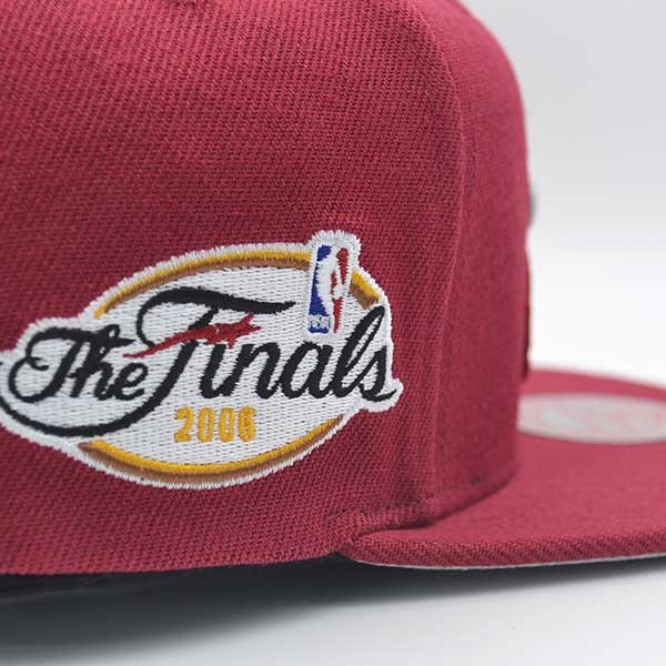 Miami Heat 2006 NBA Finals Champions Mitchell & Ness Snapback Hat - Cardinal