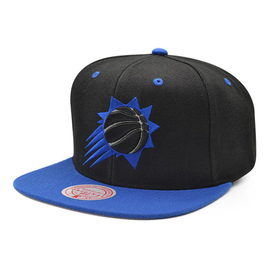 Phoenix Suns Mitchell & Ness BLACK ROYALTY Snapback Hat - Black/Royal