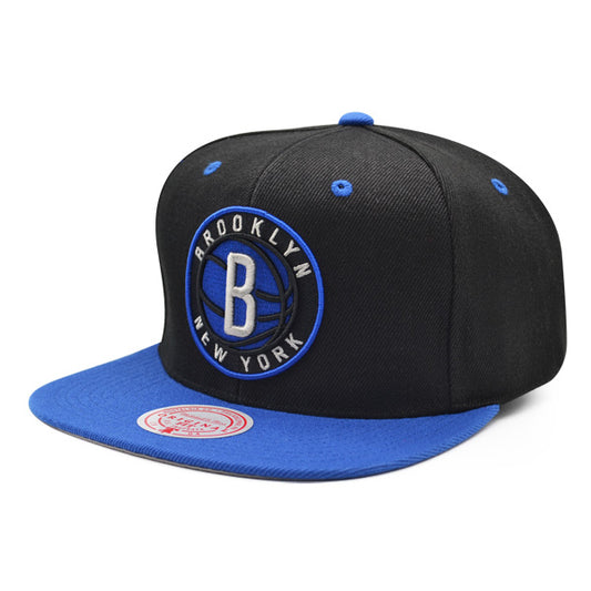 Brooklyn Nets Mitchell & Ness BLACK ROYALTY Snapback Hat - Black/Royal