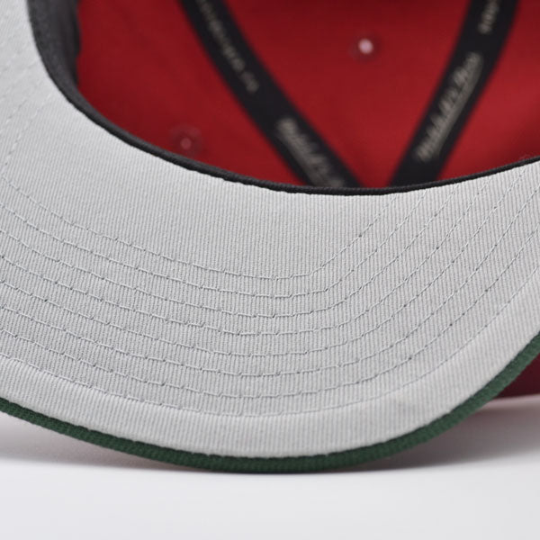 Seattle Supersonics Mitchell & Ness JUMBOTRON Snapback Hat - Maroon/Green