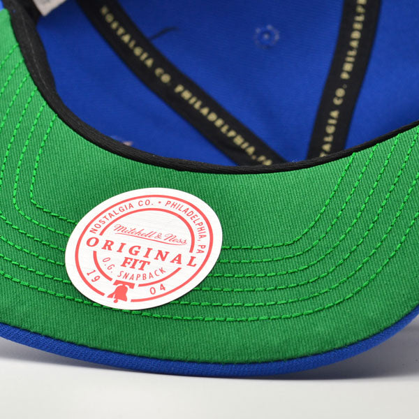 Tampa Bay Lightning Mitchell & Ness NHL HAT TRICK Snapback Adjustable Hat - Royal/White