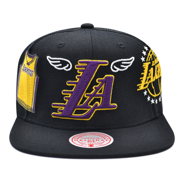 Los Angeles Lakers Mitchell & Ness NBA MY CITY Snapback - Black