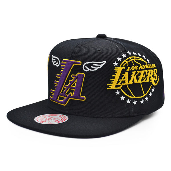 Los Angeles Lakers Mitchell & Ness NBA MY CITY Snapback - Black