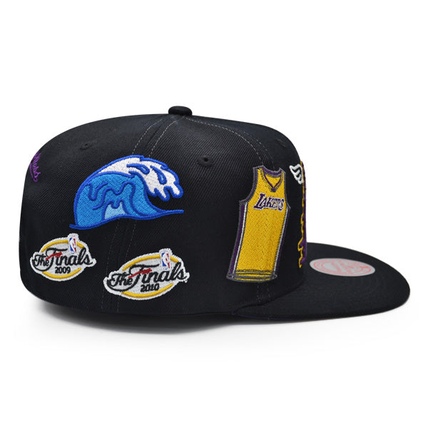 Los Angeles Lakers Mitchell & Ness NBA MY CITY Snapback - Black