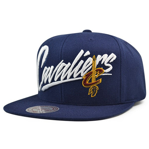 Cleveland Cavaliers Mitchell & Ness VICE SCRIPT Snapback NBA Adjustable Hat