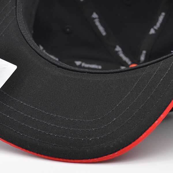 New Jersey Devils Fanatics NHL Visor Mark Snapback Adjustable Hat - Black/Red