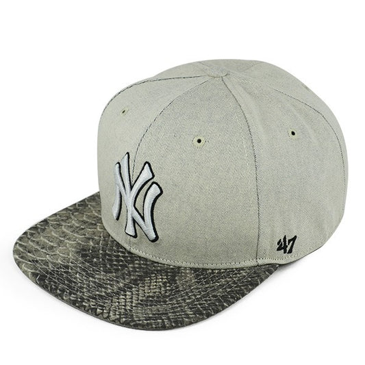 New York Yankees STONE SCALE STRAPBACK 47 Captain MLB Hat