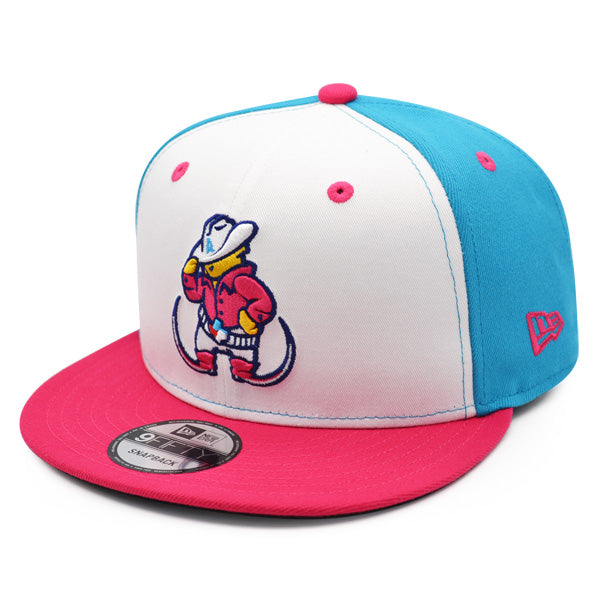 Amarillo Sod Poodles (POINTY BOTAS) New Era Copa de la Diversion (FUN CUP) 9FIFTY Snapback Hat - Pink/Vice Blue