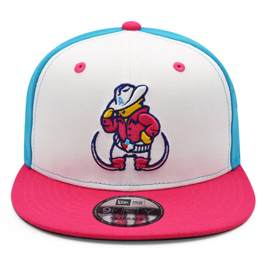 Amarillo Sod Poodles (POINTY BOTAS) New Era Copa de la Diversion (FUN CUP) 9FIFTY Snapback Hat - Pink/Vice Blue