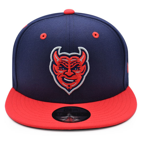 Iowa Cubs (Demonios) New Era Copa de la Diversion (FUN CUP) 9FIFTY Snapback Hat - Navy/Lava