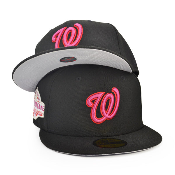 Washington Nationals 2018 ASG Exclusive New Era 59Fifty Fitted Hat  - Black/Berry