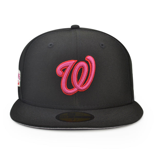Washington Nationals 2018 ASG Exclusive New Era 59Fifty Fitted Hat  - Black/Berry