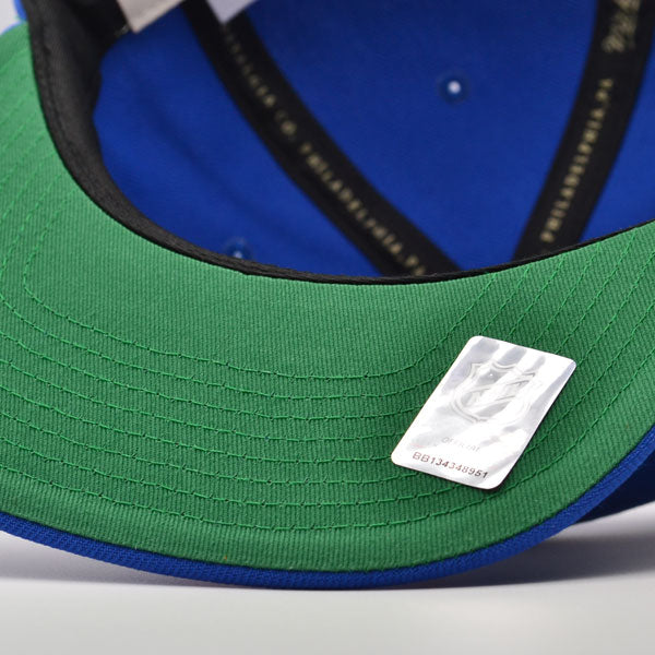 New York Islanders Mitchell & Ness NHL ALTERNATE FLIP Snapback Adjustable Hat - Royal/Orange